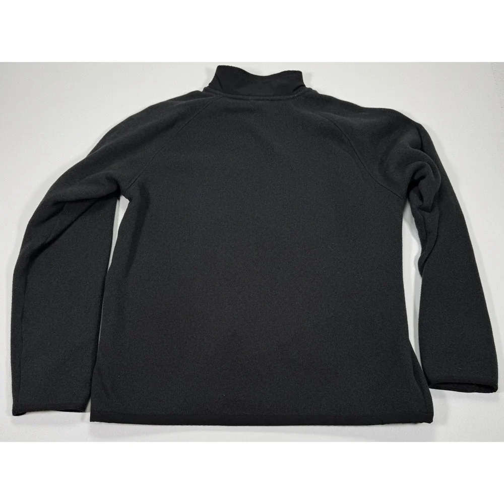 The North Face Fleece 1/4 Zip Pullover Men's L Charcoal Gray Mock Neck Outdoor